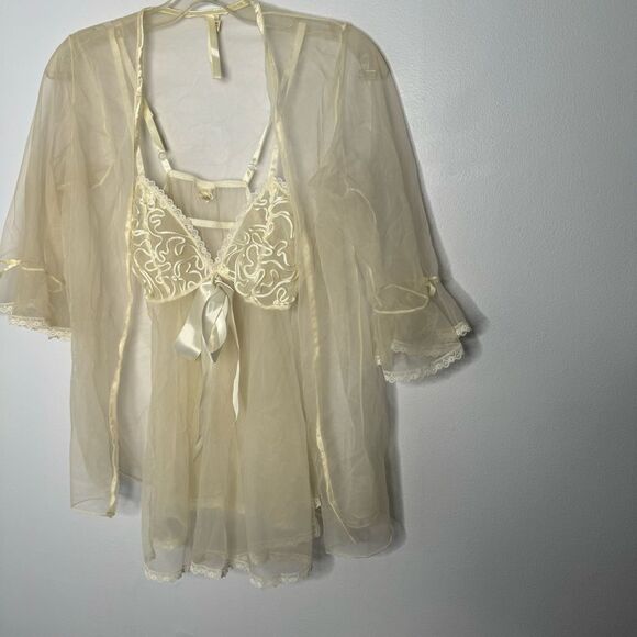 Sear vintage sheer gown and cover size medium - Picture 2 of 8